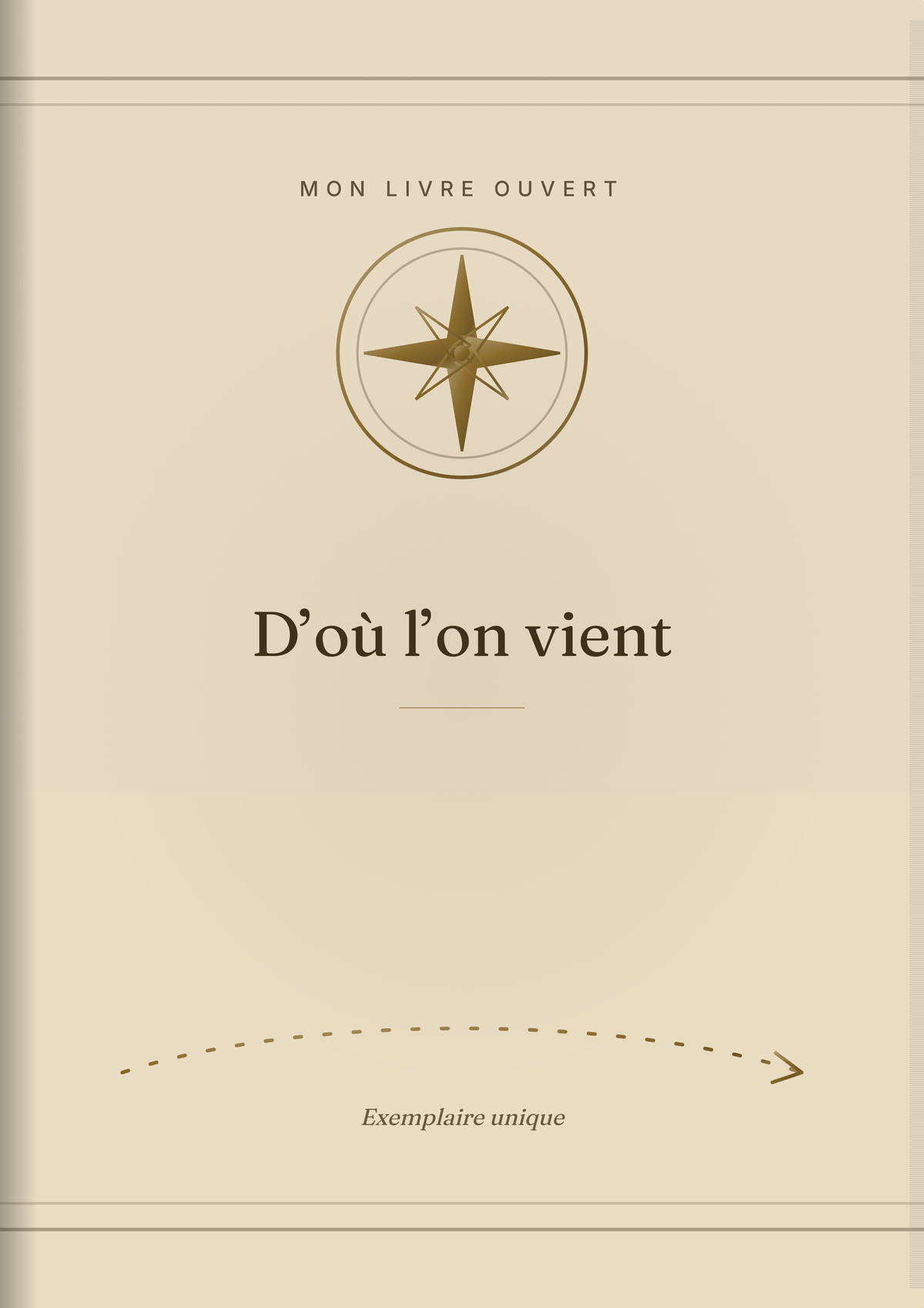 D’où l’on vient — couverture du livre