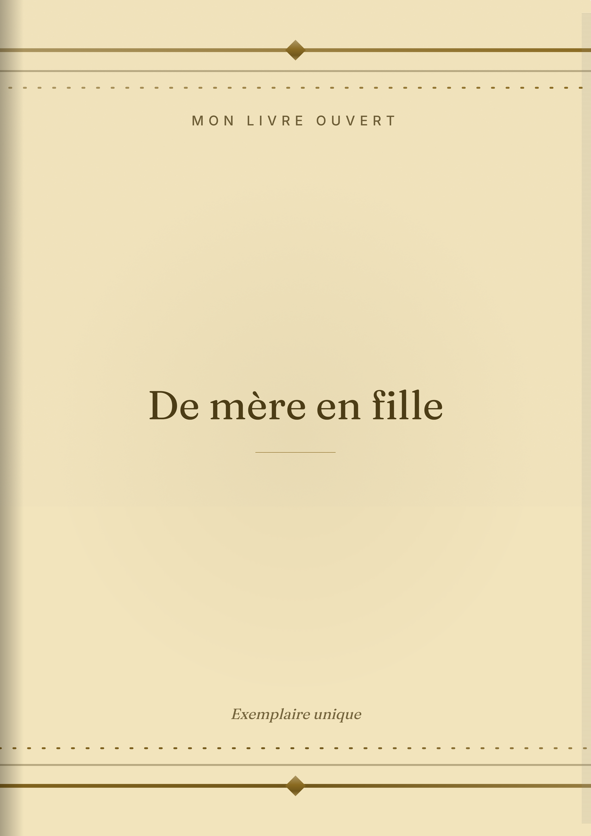 De mère en fille — couverture du livre