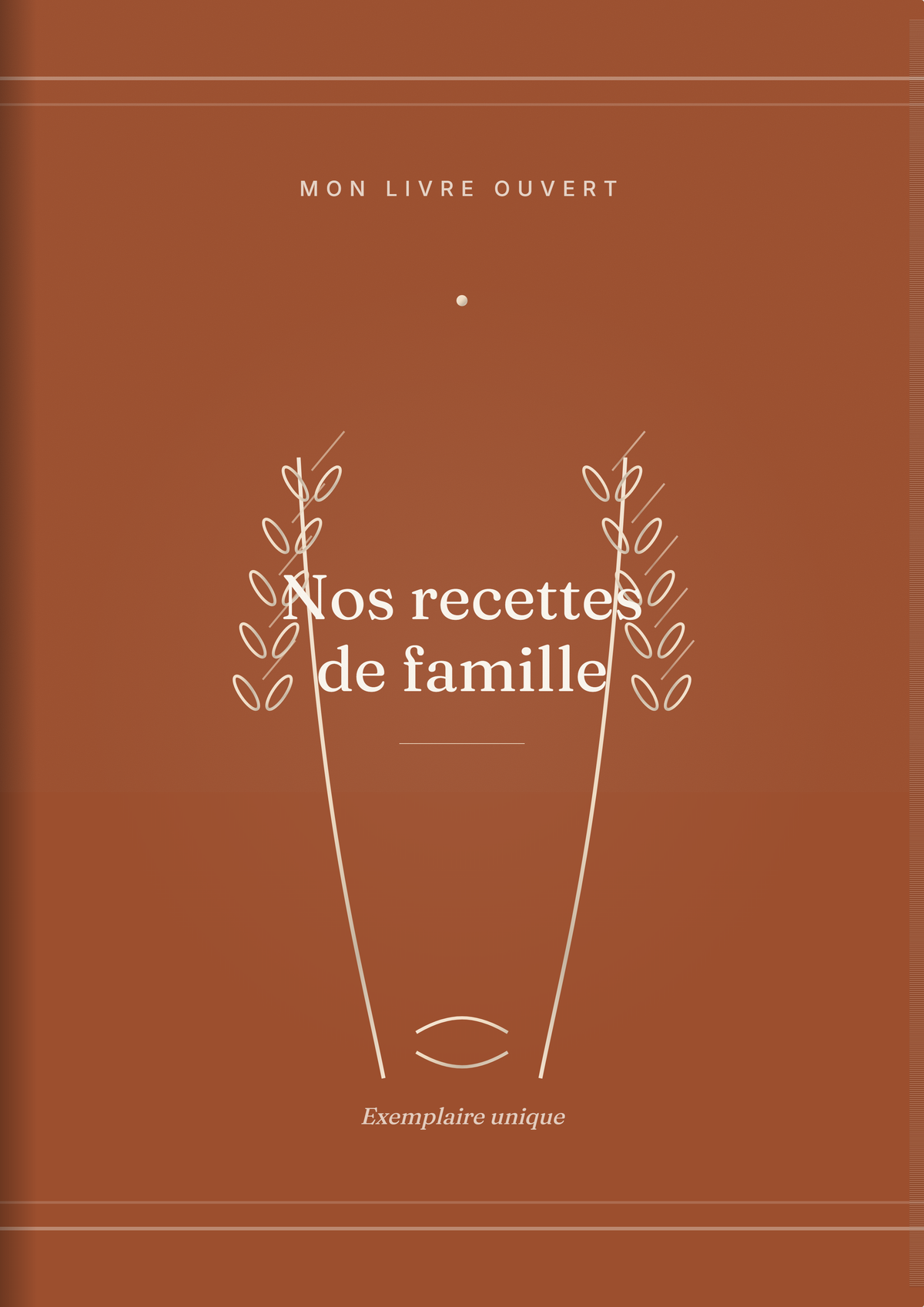 Nos recettes de famille — couverture du livre