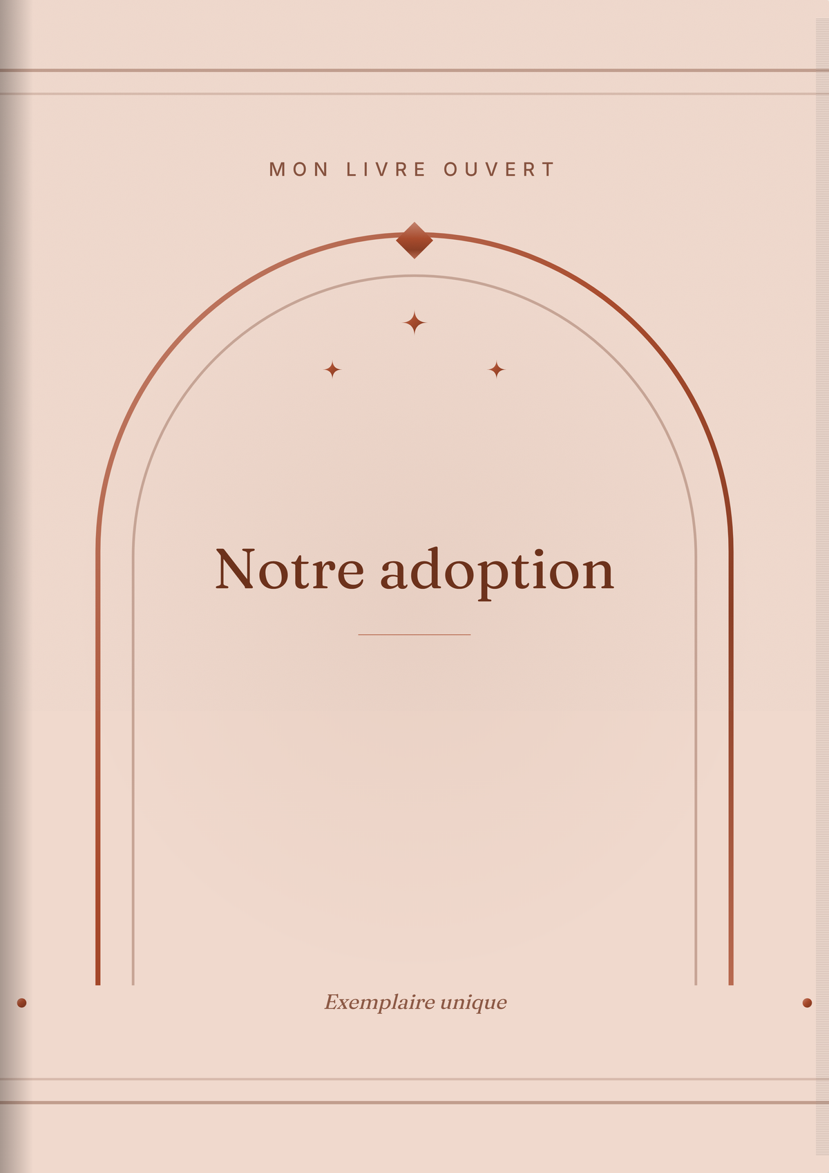 Notre adoption — couverture du livre