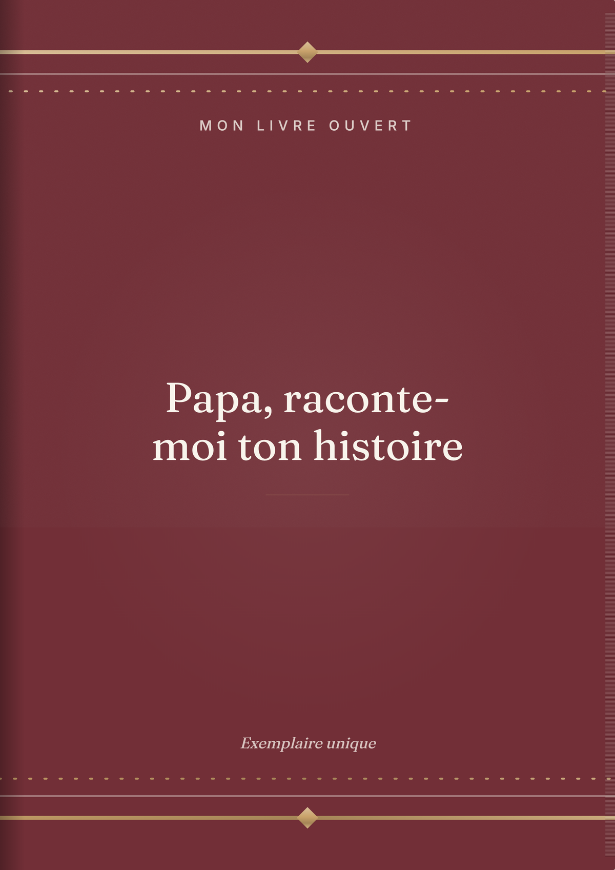 Papa, raconte-moi ton histoire — couverture du livre